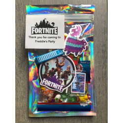 Fortnite party Bags, pre filled party favours, personalised.