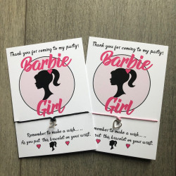 Barbie Party Bag fillers, Wish Bracelet