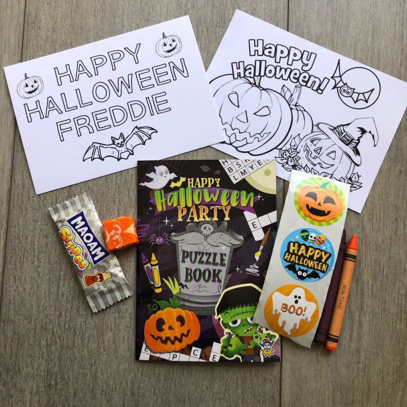 Halloween Activity Pack, Personalised,  Trick or Treat