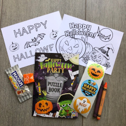 Halloween Activity Pack, Personalised,  Trick or Treat